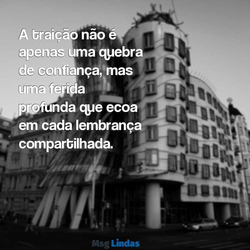 decepção frases de traição A traição não é apenas uma quebra de confiança, mas uma ferida profunda que ecoa em cada lembrança compartilhada.