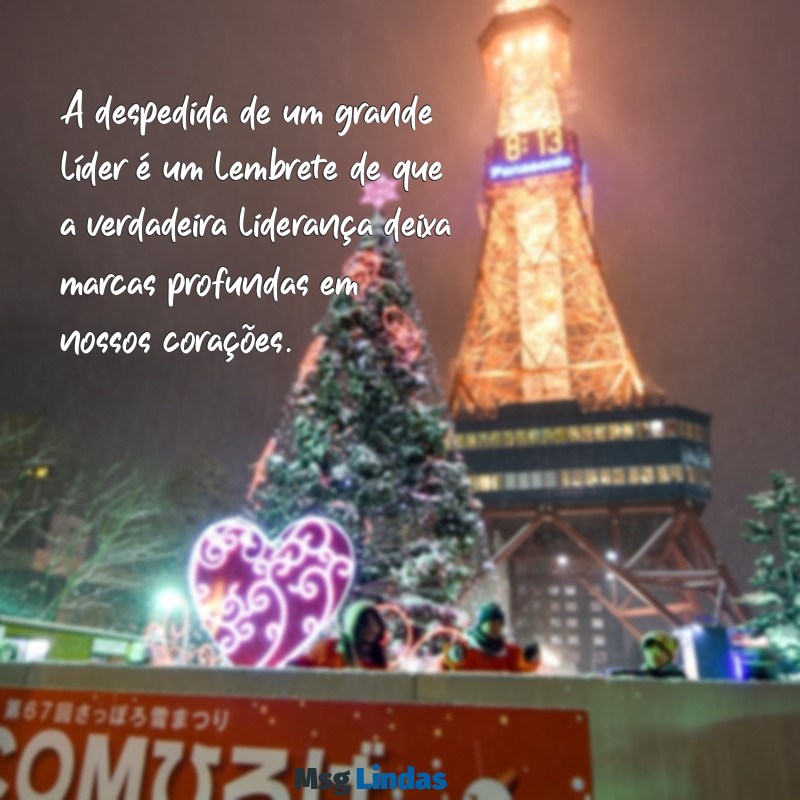 despedida do chefe de trabalho A despedida de um grande líder é um lembrete de que a verdadeira liderança deixa marcas profundas em nossos corações.