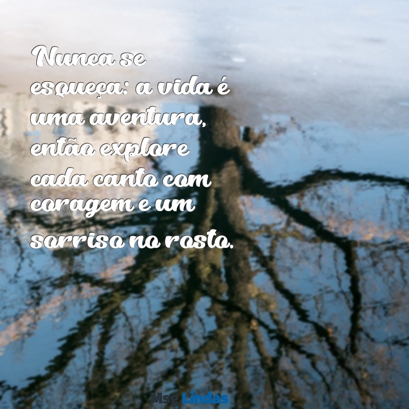 mensagens dos avós para os netos Nunca se esqueça: a vida é uma aventura, então explore cada canto com coragem e um sorriso no rosto.