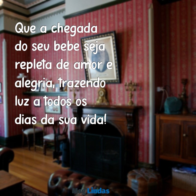 mensagens para grávida que vai dar a luz Que a chegada do seu bebê seja repleta de amor e alegria, trazendo luz a todos os dias da sua vida!