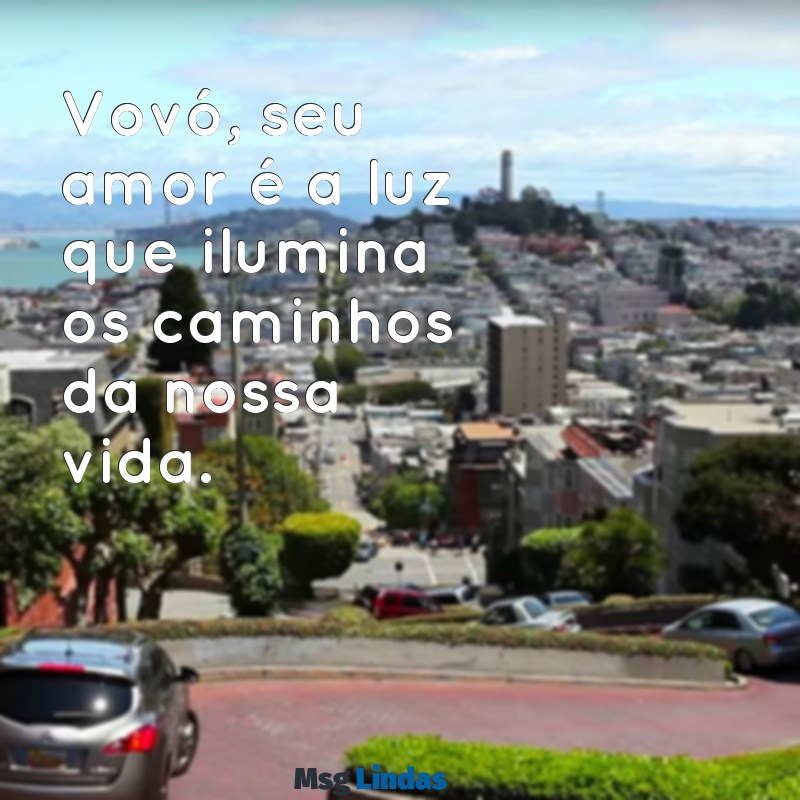 frases para vovó coruja Vovó, seu amor é a luz que ilumina os caminhos da nossa vida.