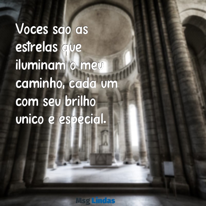 mensagens para dois filhos Vocês são as estrelas que iluminam o meu caminho, cada um com seu brilho único e especial.