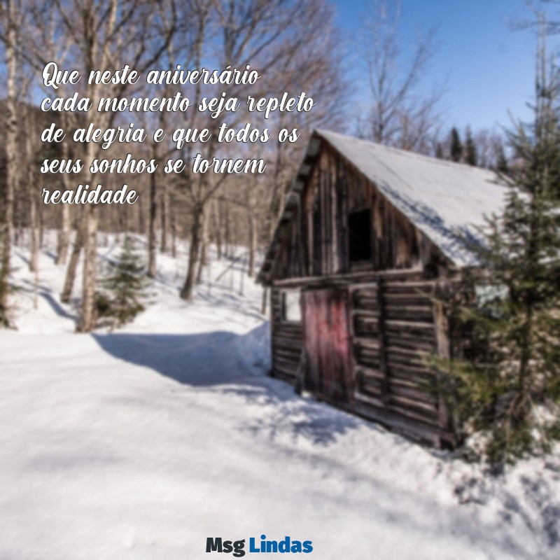 mensagens para aniversariante homem Que neste aniversário, cada momento seja repleto de alegria e que todos os seus sonhos se tornem realidade!
