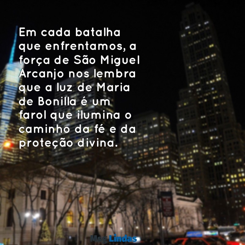 mensagens de são miguel arcanjo a luz de maria de bonilla Em cada batalha que enfrentamos, a força de São Miguel Arcanjo nos lembra que a luz de Maria de Bonilla é um farol que ilumina o caminho da fé e da proteção divina.