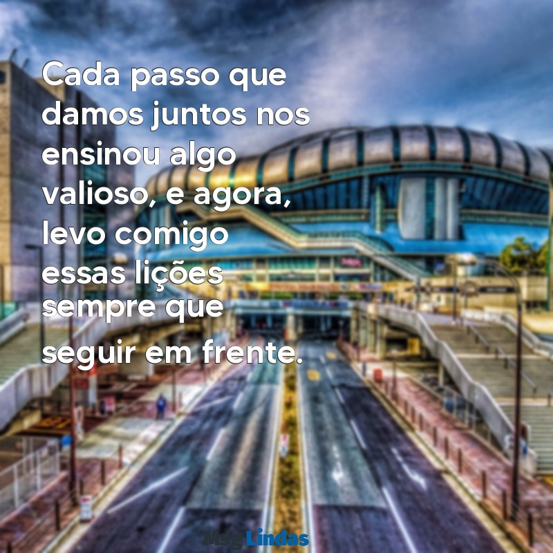 mensagens para despedir de colegas de trabalho Cada passo que damos juntos nos ensinou algo valioso, e agora, levo comigo essas lições sempre que seguir em frente.