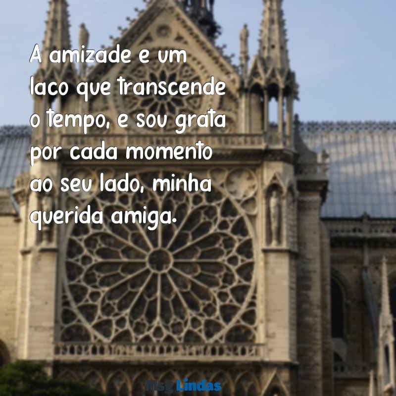 homenagem a uma amiga A amizade é um laço que transcende o tempo, e sou grata por cada momento ao seu lado, minha querida amiga.