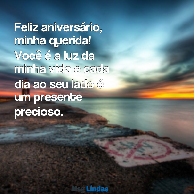 frases aniversário filha Feliz aniversário, minha querida! Você é a luz da minha vida e cada dia ao seu lado é um presente precioso.